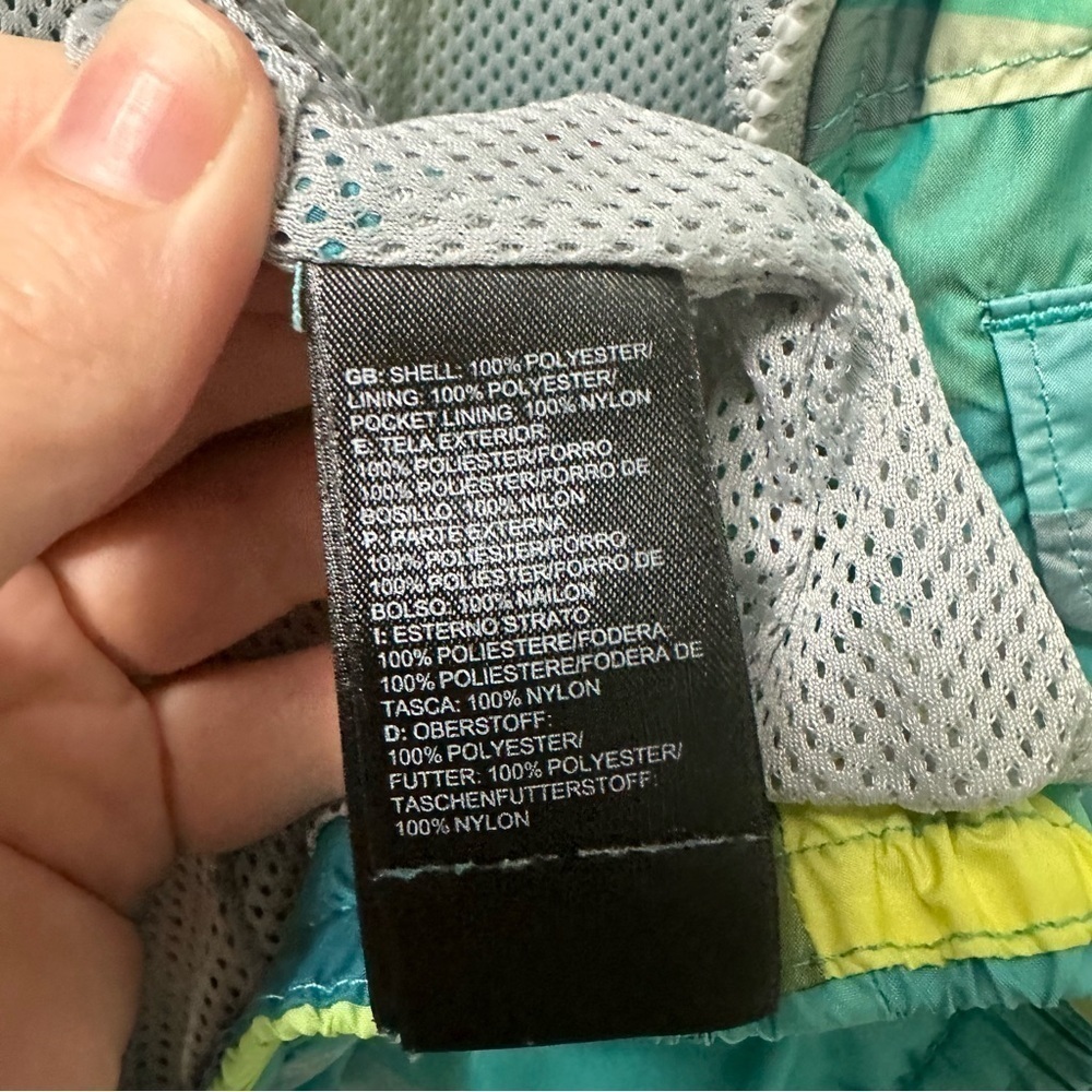 The North Face colorful plaid checker wind breaker jacket women’s XS - Picture 4 of 12